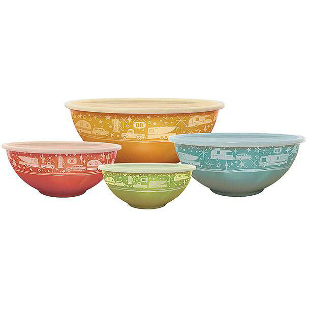 JR Products Camp Casual CC006 Nesting Bowls, Set of 4